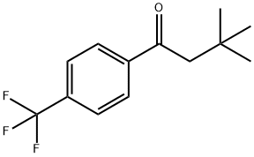 3,3-DIMETHYL-4'-TRIFLUOROMETHYLBUTYROPHENONE Struktur