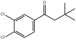 3',4'-DICHLORO-3,3-DIMETHYLBUTYROPHENONE Struktur