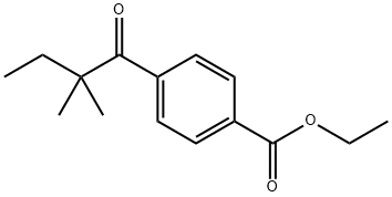 4'-CARBOETHOXY-2,2-DIMETHYLBUTYROPHENONE Struktur