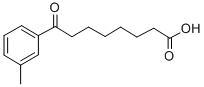 8-(3-METHYLPHENYL)-8-OXOOCTANOIC ACID Struktur