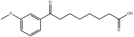 8-(3-METHOXYPHENYL)-8-OXOOCTANOIC ACID Struktur