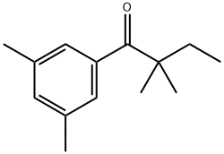 2,2,3',5'-TETRAMETHYLBUTYROPHENONE Struktur