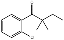 2'-CHLORO-2,2-DIMETHYLBUTYROPHENONE Struktur