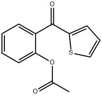 2-(2-ACETOXYBENZOYL) THIOPHENE Struktur