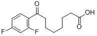 8-(2,4-DIFLUOROPHENYL)-8-OXOOCTANOIC ACID Struktur