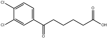 6-(3,4-DICHLOROPHENYL)-6-OXOHEXANOIC ACID Struktur