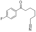 7-(4-FLUOROPHENYL)-7-OXOHEPTANENITRILE Struktur