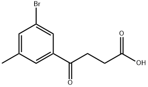 4-(3-BROMO-5-METHYLPHENYL)-4-OXOBUTYRIC ACID price.