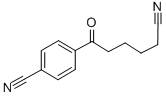 6-(4-CYANOPHENYL)-6-OXOHEXANENITRILE Struktur