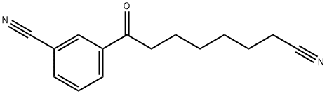 8-(3-CYANOPHENYL)-8-OXOOCTANENITRILE Struktur