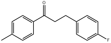 3-(4-FLUOROPHENYL)-4'-METHYLPROPIOPHENONE Struktur