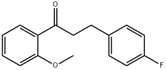 3-(4-FLUOROPHENYL)-2'-METHOXYPROPIOPHENONE Struktur