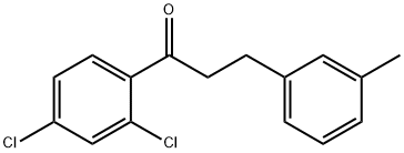 2',4'-DICHLORO-3-(3-METHYLPHENYL)PROPIOPHENONE Struktur