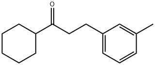 CYCLOHEXYL 2-(3-METHYLPHENYL)ETHYL KETONE Struktur