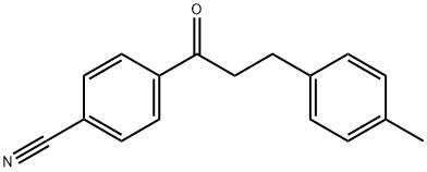 4'-CYANO-3-(4-METHYLPHENYL)PROPIOPHENONE Struktur