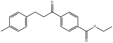 4'-CARBOETHOXY-3-(4-METHYLPHENYL)PROPIOPHENONE Struktur