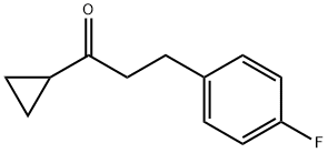 CYCLOPROPYL 2-(4-FLUOROPHENYL)ETHYL KETONE Struktur