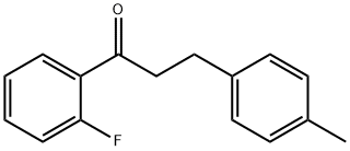 2'-FLUORO-3-(4-METHYLPHENYL)PROPIOPHENONE Struktur