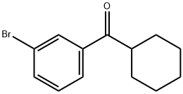 3-BROMOPHENYL CYCLOHEXYL KETONE Struktur