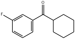 CYCLOHEXYL 3-FLUOROPHENYL KETONE Struktur