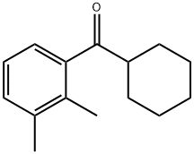 CYCLOHEXYL 2,3-DIMETHYLPHENYL KETONE Struktur