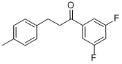 3',5'-DIFLUORO-3-(4-METHYLPHENYL)PROPIOPHENONE Struktur