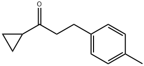 CYCLOPROPYL 2-(4-METHYLPHENYL)ETHYL KETONE Struktur