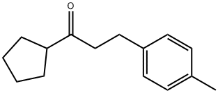 CYCLOPENTYL 2-(4-METHYLPHENYL)ETHYL KETONE Struktur