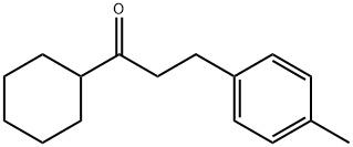 CYCLOHEXYL 2-(4-METHYLPHENYL)ETHYL KETONE Struktur