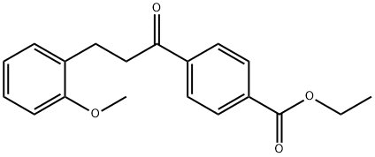 4'-CARBOETHOXY-3-(2-METHOXYPHENYL)PROPIOPHENONE Struktur