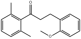 2',6'-DIMETHYL-3-(2-METHOXYPHENYL)PROPIOPHENONE Struktur