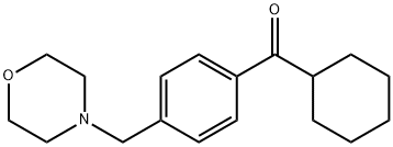 CYCLOHEXYL 4-(MORPHOLINOMETHYL)PHENYL KETONE Struktur