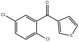 3-(2,5-DICHLOROBENZOYL)THIOPHENE Struktur