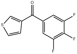 3-(3,4,5-TRIFLUOROBENZOYL)THIOPHENE Struktur