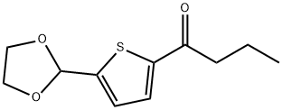 5-(1,3-DIOXOLAN-2-YL)-2-THIENYL PROPYL KETONE Struktur