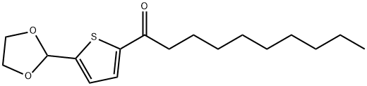 5-(1,3-DIOXOLAN-2-YL)-2-THIENYL NONYL KETONE Struktur