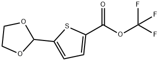 2-TRIFLUOROACETYL-5-(1,3-DIOXOLAN-2-YL)THIOPHENE Struktur