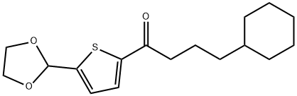 (3-CYCLOHEXYL)PROPYL 5-(1,3-DIOXOLAN-2-YL)-2-THIENYL KETONE price.