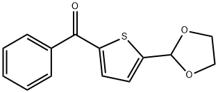 2-BENZOYL-5-(1,3-DIOXOLAN-2-YL)THIOPHENE Struktur