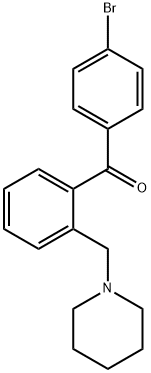 4'-BROMO-2-PIPERIDINOMETHYL BENZOPHENONE Struktur