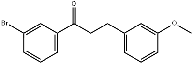 3'-BROMO-3-(3-METHOXYPHENYL)PROPIOPHENONE Struktur