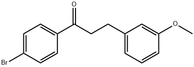 4'-BROMO-3-(3-METHOXYPHENYL)PROPIOPHENONE Struktur