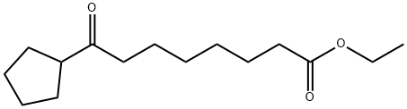 ETHYL 8-CYCLOPENTYL-8-OXOOCTANOATE Struktur