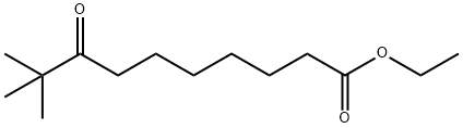 ETHYL 9,9-DIMETHYL-8-OXODECANOATE Struktur