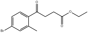 ETHYL 4-(4-BROMO-2-METHYLPHENYL)-4-OXOBUTYRATE price.