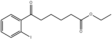 ETHYL 6-(2-IODOPHENYL)-6-OXOHEXANOATE Struktur