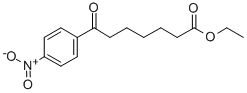 ETHYL 7-(4-NITROPHENYL)-7-OXOHEPTANOATE Struktur