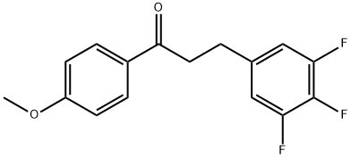 4'-METHOXY-3-(3,4,5-TRIFLUOROPHENYL)PROPIOPHENONE price.