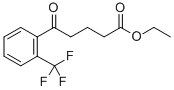 ETHYL 5-OXO-5-(2-TRIFLUOROMETHYLPHENYL)VALERATE Struktur