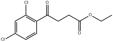 ETHYL 4-(2,4-DICHLOROPHENYL)-4-OXOBUTYRATE Struktur